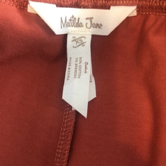 Matilda Jane Finn Pant Burnt Orange Ladies XS - Picture 4 of 4